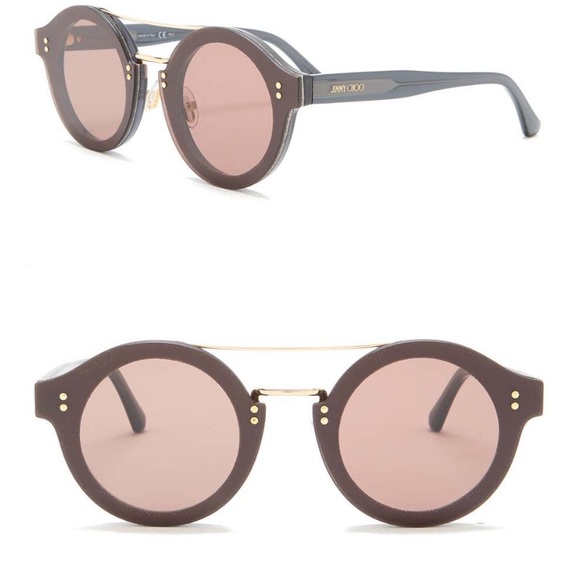 Jimmy Choo Accessories - NEW Jimmy Choo Montie 64mmRound Aviator Sunglasses